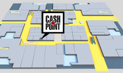 Forum nová Karolina Mapa obchodního centra